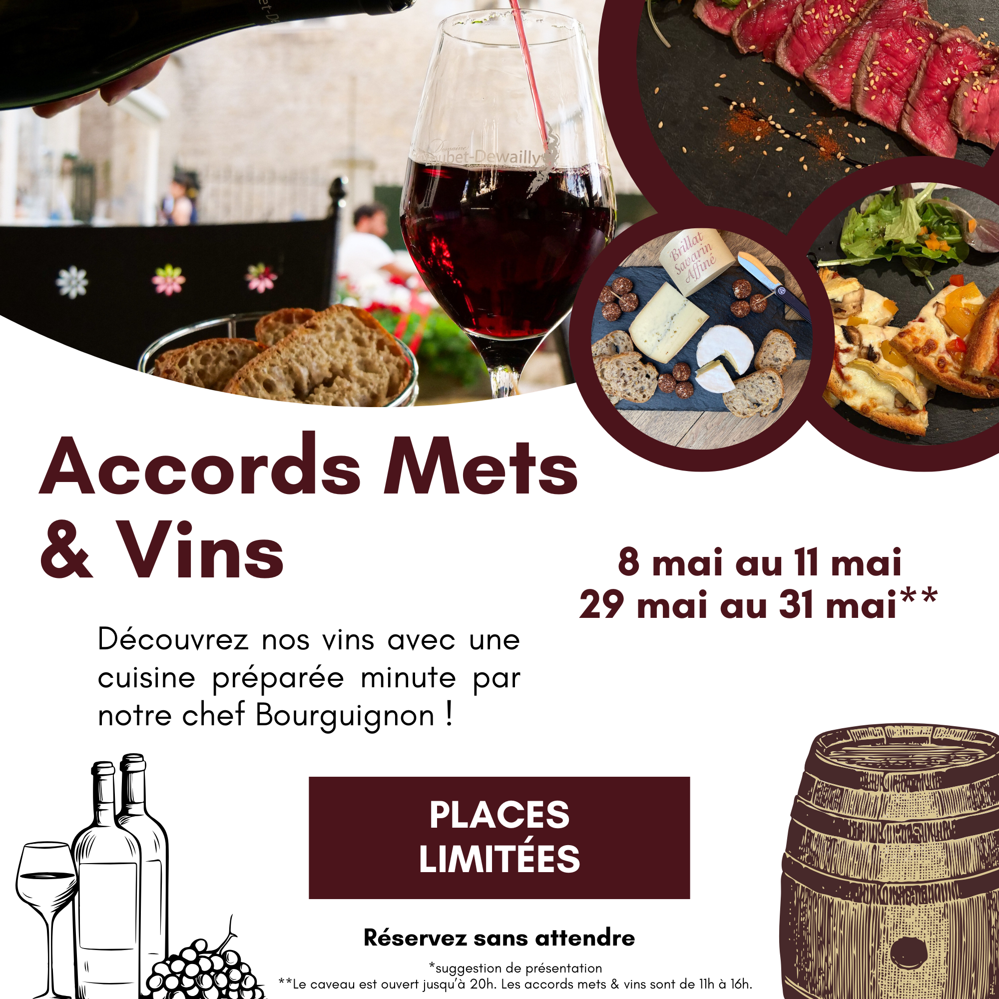Affiche Accords Mets & Vins 2025