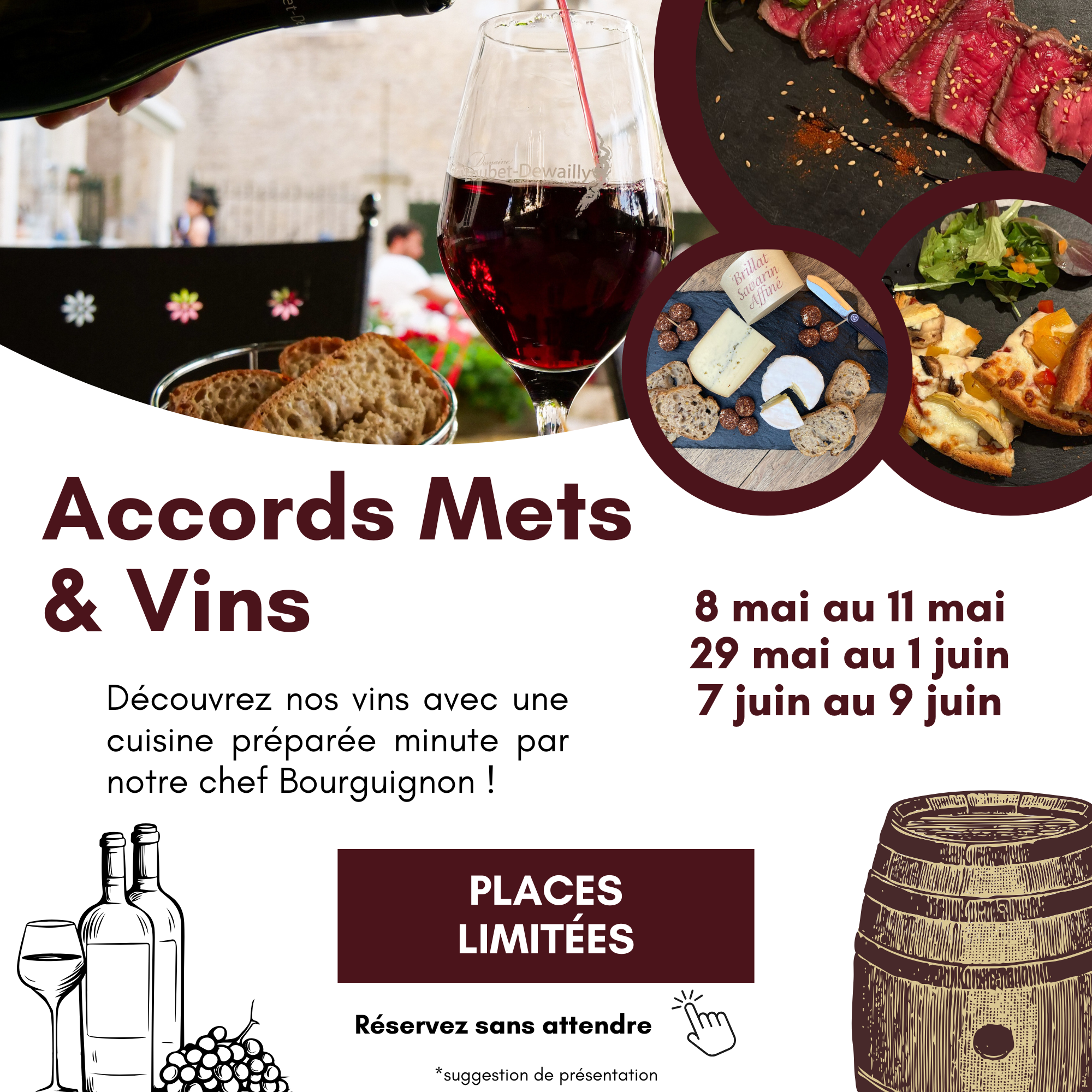 Affiche Accords Mets & Vins 2025